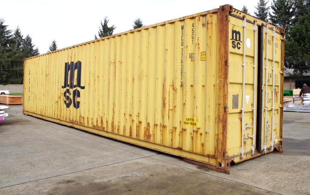 CIMC 40 Ft. High Cube Container Bid Venues